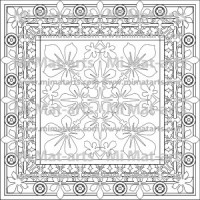 Patró coixí 50x50cm IPM-5 MODERNISME REUS